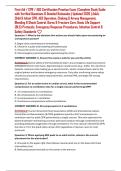 First Aid &sol; CPR &sol; AED Certification Practice Exam &vert; Complete Study Guide with Verified Questions & Detailed Rationales &vert; Updated 2026 &vert; Adult&comma; Child & Infant CPR&comma; AED Operation&comma; Choking & Airway Management&comma; Bleeding & Shock Control&comma; Burns & Fracture Care&comma;