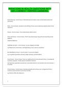 VARIATIONS IN HEALTH QUESTIONS WITH 100&percnt; CORRECT VERIFIED ANSWERS &period;