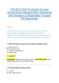 NM MS-12 Fire Protection Systems  Actual Exam Newest 2026  Questions with Answers & Rationales &vert; Instant Pdf Download&period;   Overview    The MS12 Exam licenses contractors in fire protection systems&period; It covers sprinklers&comma; standpipes&comma; alarms&comma; fire pumps&comma; hydra