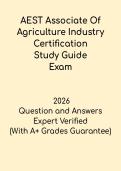 AEST Associate of Agriculture Industry Certification Study Guide &ndash; Practice Exam & Review 2026