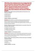 OSHA 30-Hour Safety Certification Practice Exam &vert; Complete Study Guide with Verified Questions & Detailed Rationales &vert; Updated 2026 &vert; Advanced Workplace Safety&comma; Hazard Recognition&comma; Personal Protective Equipment &lpar;PPE&rpar;&comma; Fire Prevention & Emergency Response&comma;