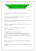 LPN 113 VARIATION IN HEALTH EXAM &num;3 QUIZZES WITH ACCURATE RIGHT ANSWERS &vert;LATEST UPDATE &period;