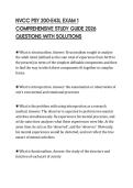 NVCC PSY 200-E43L EXAM 1 COMPREHENSIVE STUDY GUIDE 2026 QUESTIONS WITH SOLUTIONS
