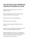 NVCC PSY 200-E43L EXAM 1 EXAMPREP 2026 QUESTIONS WITH ANSWERS FULLY SOLVED