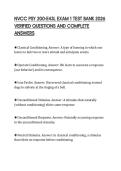 NVCC PSY 200-E43L EXAM 1 TEST BANK 2026 VERIFIED QUESTIONS AND COMPLETE ANSWERS