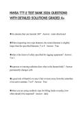NWSA TTT-2 TEST BANK 2026 QUESTIONS WITH DETAILED SOLUTIONS GRADED A&plus;