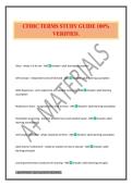 CFDIC TERMS STUDY GUIDE 100&percnt; VERIFIED&period;