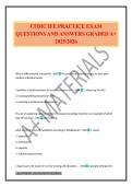 CFDIC IFE PRACTICE EXAM QUESTIONS AND ANSWERS GRADED A&plus; 2025&sol;2026