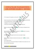 CENP & NEA-BC EXAM QUESTIONS AND ANSWERS GRADED A&plus; 2025&sol;2026