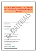 CLINICAL BIOCHEMISTRY Exam Package Deal 100&percnt; VERIFIED 2026&sol;2027&period;