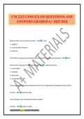 CM 2215 COSS EXAM QUESTIONS AND ANSWERS GRADED A&plus; 2025&sol;2026