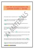 CMN 150V EXAM QUESTIONS AND ANSWERS GRADED A&plus; 2025&sol;2026