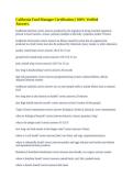 California Food Manager Certification &vert;&vert; 100&percnt; Verified Answers&period;