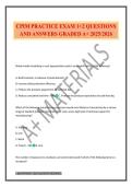CPIM PRACTICE EXAM 1&plus;2 QUESTIONS AND ANSWERS GRADED A&plus; 2025&sol;2026