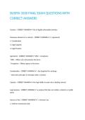 BUSFIN 3500 FINAL EXAM QUESTIONS WITH CORRECT ANSWERS 