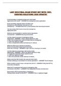 LAST RCO FINAL EXAM STUDY SET WITH 100&percnt; VERIFIED SOLUTIONS 2026 UPDATE&excl;&excl;