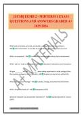 &lbrack;UCSB&rsqb; EEMB 2 - MIDTERM 1 EXAM QUESTIONS AND ANSWERS GRADED A&plus; 2025&sol;2026