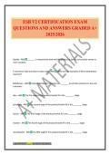 ESB V2 CERTIFICATION EXAM QUESTIONS AND ANSWERS GRADED A&plus; 2025&sol;2026