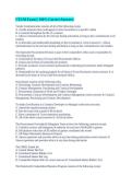 CTCM Exam &vert;&vert; 100&percnt; Correct Answers&period;
