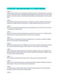 CTCM 2350 - Quiz Question Bank &vert;&vert; A&plus; Graded Solutions&period;