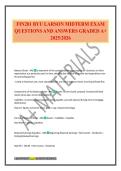 FIN201 BYU LARSON MIDTERM EXAM QUESTIONS AND ANSWERS GRADED A&plus; 2025&sol;2026