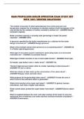 MAIN PROPULSION BOILER OPERATION EXAM STUDY SET WITH 100&percnt; VERIFIED SOLUTIONS&excl;&excl;