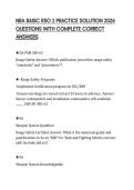NRA BASIC RSO 2 PRACTICE SOLUTION 2026 QUESTIONS WITH COMPLETE CORRECT ANSWERS