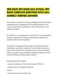 NRA BASIC RSO EXAM 2026 ACTUAL TEST BANK COMPLETE QUESTIONS WITH 100&percnt; CORRECT VERIFIED ANSWERS