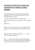 NRA BASIC RSO PRACTICE SOLUTION 2026 QUESTIONS WITH COMPLETE CORRECT ANSWERS