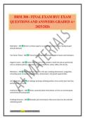 HRM 300 - FINAL EXAM BYU EXAM QUESTIONS AND ANSWERS GRADED A&plus; 2025&sol;2026