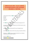 HRM EXAM 1 BYU - ISAAC SMITH EXAM QUESTIONS AND ANSWERS GRADED A&plus; 2025&sol;2026
