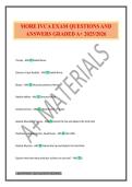 MORE IVCA EXAM QUESTIONS AND ANSWERS GRADED A&plus; 2025&sol;2026