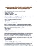 NUR 5461 ADVANCED PATHOPHYSIOLOGY EXAM TWO QUESTIONS AND CORRECT ANSWERS 100&percnt; VERIFIED 2026 UPDATE&excl;&excl;
