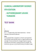 Clinical Laboratory Science Test Bank 2026 &vert; MLS & MLT Exam Questions &vert; Mary Louise Turgeon 9th Ed &vert; ASCP BOC Practice MCQs