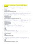 Ivy Software - Fundamentals of Economics &vert;&vert; 100&percnt; Correct Solutions&period;