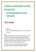 Clinical Laboratory Science Test Bank 2026 &vert; MLS & MLT Exam Questions &vert; Mary Louise Turgeon 9th Ed &vert; ASCP BOC Practice MCQs