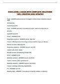 FCCN LEVEL 2 EXAM WITH COMPLETE SOLUTIONS 100&percnt; VERIFIED 2026 UPDATE&excl;&excl;