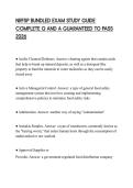 NRFSP BUNDLED EXAM STUDY GUIDE COMPLETE Q AND A GUARANTEED TO PASS 2026