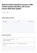 HOSA bowl EXAM Questions & Answers &vert; 100&percnt; Verified solutions &vert;Questions with Correct Answers 2026 latest update&excl;&excl;
