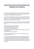 BSN 366 HESI RN EXIT EXAM QUESTIONS AND ANSWERS 100&percnt; ACCURATE&excl;