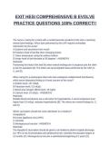 HESI EXIT FINAL EXAM BUNDLE&lpar;COMPLETE PACKAGE DEAL&rpar;QUESTIONS AND ANSWERS 100&percnt; CORRECT