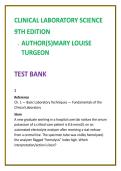 Clinical Laboratory Science Test Bank 2026 &vert; MLS & MLT Exam Questions &vert; Mary Louise Turgeon 9th Ed &vert; ASCP BOC Practice MCQs