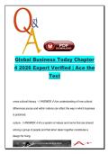 Global Business Today Chapter 4 2026 &ndash; 180 Key Terms on Culture&comma; Religion&comma; Social Structure & Hofstede Dimensions