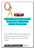 Global Business Today Chapters 12&comma;13&comma;15&comma;16&comma;17 2026 &ndash; 350&plus; Questions on Strategy&comma; Value Chain&comma; Location Economies & Global Strategy