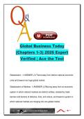 GLOBAL BUSINESS TODAY EXAM COMPLETE PACKAGE DEAL