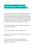 NRNP 6552 EXAMINATION TEST 2026 QUESTIONS WITH ANSWERS GRADED A&plus;