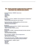SBL - SCHOOL BUILDING LEADER EXAM WITH COMPLETE SOLUTIONS 100&percnt; VERIFIED 2026 UPDATE&excl;&excl;
