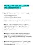 NRP 8TH EDITION EXAM 2026 QUESTIONS WITH ANSWERS GRADED A&plus;