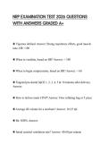 NRP EXAMINATION TEST 2026 QUESTIONS WITH ANSWERS GRADED A&plus;