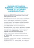 UIUC MCB 246 FINAL EXAM QUESTIONS AND ANSWERS WITH VERIFIED SOLUTIONS 100&period;docx